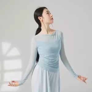 성인 발레복 캡내장 연습 스타블루 요가복 발롱 예고