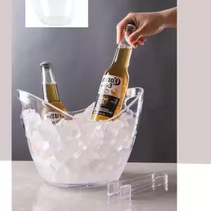 캠핑 투명 아이스버킷 8L 맥주 와인 샴페인 보냉 얼음 와인쿨러 t-79746