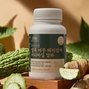 바나바잎 돼지감자 발효 여주 밸런스 90정 2통 비타민B 양배추
