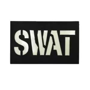 찍찍이 밀리터리 패치 와펜 SWAT 5x5x5cm 컴퓨터자수 오바로크 u-W8754F2 군인용품 반사