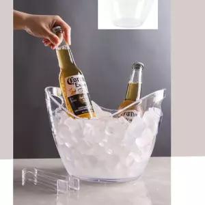 캠핑 투명 아이스버킷 8L 맥주 와인 샴페인 보냉 u-WBB9039 얼음 아이스박스