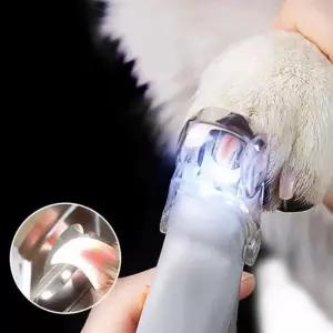 셀프 강아지 고양이 반려동물 LED 발톱 깎기 다듬기 발관리 t-B1D65