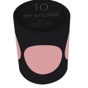 한국폼텍 폭34mm 원형 롤 마이스티커-베이비핑크 다꾸스티커 u-WC380D6 다이어리꾸미기 인테리어데코