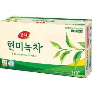 동서 현미녹차 1.5g x 100T 기타차 건강음료 식음료 전통차 탕비실 e-WC0F686
