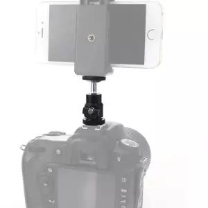 DSLR 카메라 1/4 나사 볼헤드 마운트 LED 조명 마이크 노출용품 e-W4409FB