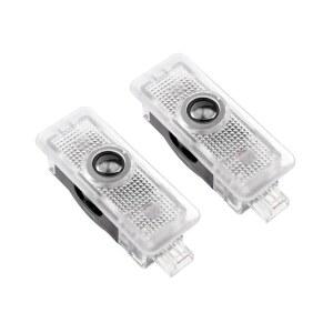 2개 비색상 MB 도어 라이트 로고 프로젝터 웰컴 램프 퍼들 키트 액세서리와 호환 가능 CLA45 CLA250 E200 E400 C200 COUPE CLS45 CLS300 CLS350 CLS400 (CLA /CLS /C /E 쿠페)