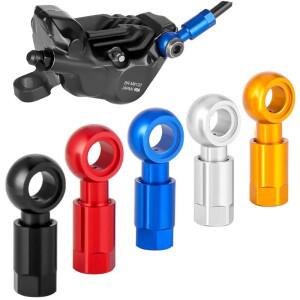 자전거 유압 디스크 브레이크 호스 반조 피팅 인서트 키트 올리브 어댑터 SLX XT ZEE SAINT BH90 M640 M700
