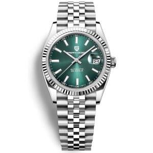TYBERLEY 파가니 디자인 럭셔리 남성용 자동 기계식 시계 일본 NH35 무브먼트 스테인리스 스틸 AR 합성 사파이어 100M 방수 우아한 드레스 스포츠 날짜