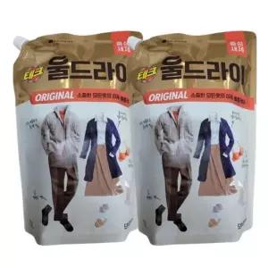 [하프클럽/셀러허브]테크 중성세제 울드라이 리필 1.3L x 2개  SD