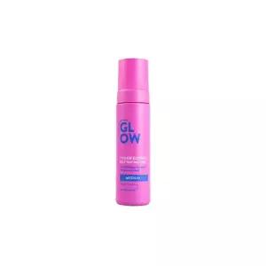 Australian Glow 1시간 익스프레스 셀프 태닝 무스, 쿼드 콜라겐 복합체 및 히알루론산 함유, 미디엄 - 200