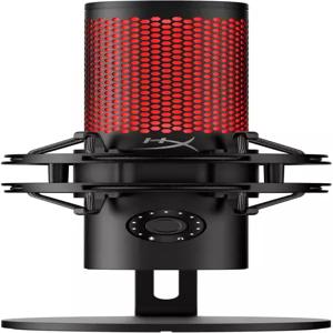 HyperX QuadCast 2 - 게임 스트리밍 및 팟캐스트용 USB 마이크 온보드 컨트롤 LED 조명 탈착식 쇼크 마운트