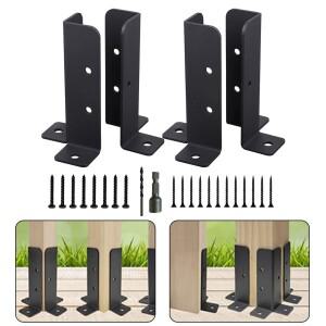 4pcs 조정 가능 갑판 메탈 포스트 앵커 기본 브래킷 Pergola 난간 목공 울타리 파빌리온 가구 지원