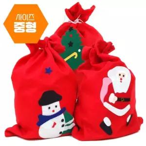 중형 산타 크리스마스 주머니