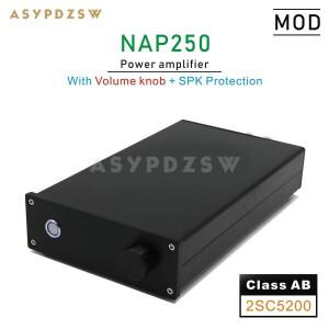NAP250 MOD 2SC5200 SPK 보호 기능 영국 NAIM 회로의 미니 스테레오 전력 증폭기 베이스 80W+80W 8R