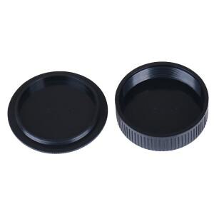 M42 42mm 나사 마운트 카메라 후면 렌즈 및 바디 캡 커버용  2개