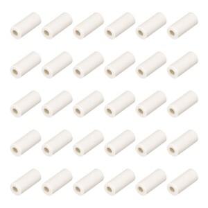 30/50Pcs 2mm 직경 세라믹 튜브 절연 전자 와이어 번들 단열 보호 단일 보어 파이프 10mm 길이