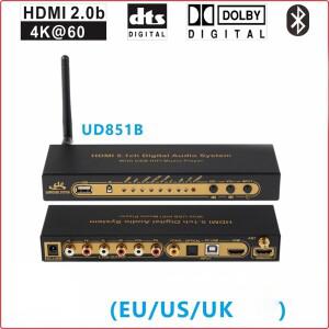 DTS Dolby AC3 5.1 채널 오디오 디코더 변환 DAC 블루투스 HDMI 분배기 USB 컴퓨터 사운드 카드 미국/영국/