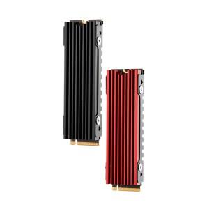 FINA 호환lCool Glacier M2 2280 SSD 히트싱크 양면 방열판 PC / PS5 PCIE NVMe 열전도 실리콘 패드 포함