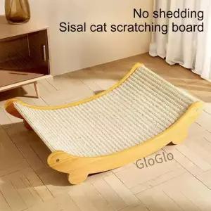 Sisal 고양이 긁는 패드 재사용 가능한 Scratcher 스크래치 침대 애완 동물을위한 둥지 잠자는 연삭 작은