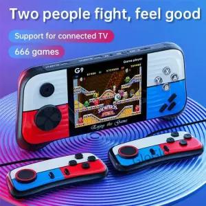 PSP 휴대용 게임기 싱글 및 더블 핸들 클래식 레트로 아케이드 666-in-1 모델