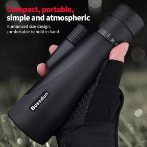 10-30x50 줌 HD 망원경 단안 캠핑 조류 사냥 쌍안경을 관찰하기위한 삼각대 전화 클립  Largo Alcance