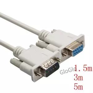 DB9 직렬 케이블 9 핀 RS232 남성-여성 PC 변환기 연장 9Pin 어댑터 1.5m/3m