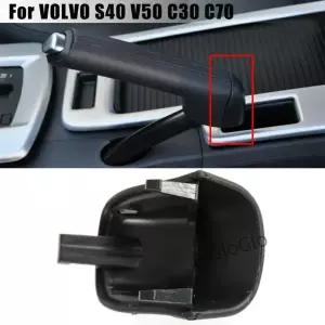 핸드 브레이크 핸들 레버 커버 볼보 S40 V50 C30 C70 용 고무 및 ABS 플라스틱
