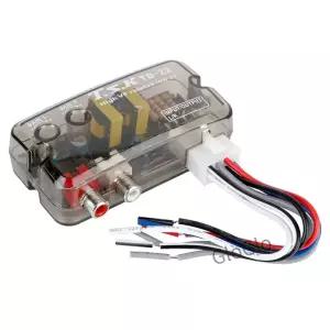 12V 변환기 어댑터 가변 주파수 라인 자동차 서브 우퍼 스테레오 라디오 자동 오디오 RCA