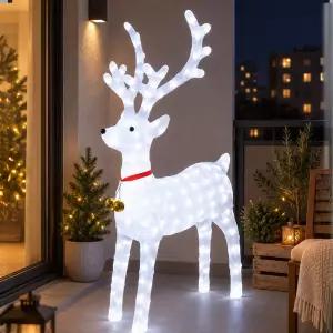 크리스마스 LED 크리스탈 루돌프 사슴 대형 장식 130cm 소품 용품 데코 루돌프
