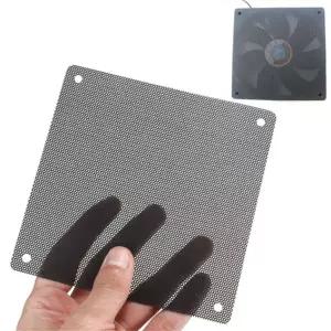 5PCS 120mm 절단 가능 블랙 PVC PC 팬 먼지 필터 방진 케이스 컴퓨터 메쉬