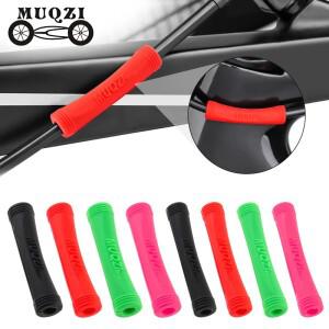 MUQZI 4/8pcs MTB 브레이크 시프트 보호 슬리브 도로 자전거 프레임 케이블 하우징 라인 고무 커버 액세서