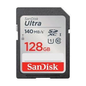 SANDISK 128GB ULTRA SDXC UHS-I 메모리 카드 최대 140MB/S C10 U1 FULL HD SD SDSDUNB-128G-GN6IN