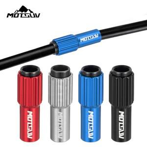 MOTSUV 자전거 4mm 산악 사이클링 도로 인라인 케이블 조절기 어댑터 조정 나사 볼트 변속기 시프트 브레이
