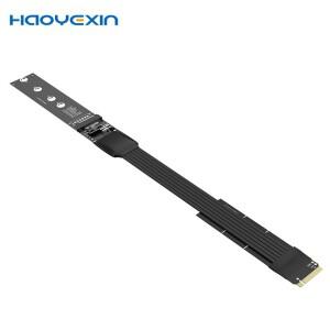 M.2 NVMe SSD 연장 케이블 솔리드 드라이브 라이저 카드 PCI-Express 4.0 X4 M 키 익스텐더 2230 2242
