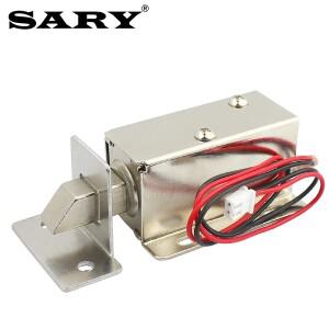 소형 전기 제어 잠금 장치 도어 솔레노이드 스트로크 12mm 전자석 DC12V