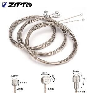 ZTTO MTB 도로 자전거 시프트 케이블 브레이크 핸들 와이어 사이클링 고정 기어 시프터 라인 내부 스테인레