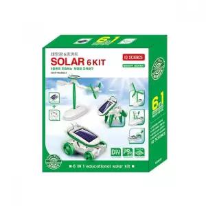 IQ사이언스 태양광 교육 조립 완구 6in1 SOLAR 6Kit 기초로봇