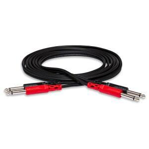 HOSA CPP-202 듀얼 1/4인치 TS TO 스테레오 인터커넥트 케이블 6.6피트