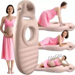 배꼽 구멍이 있는 풍선형 베개 전신 매트리스 잠자는 동안 임산부의 허리와 엉덩이 완화할 수 조절 가능한