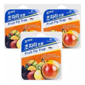 킬파프 초파리트랩 15ml x3개 초파리 날파리 트랩 Fruit Fiy Trap