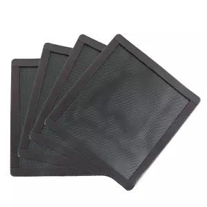 Kemcatui 120mm PC 먼지 필터 메쉬 4개 자석식 커버 PVC 소재 컴퓨터 케이스 팬 세척 및 재사용 가능 방진