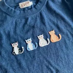 열접착와펜 도도고양이 자수와펜 9종세트 접착식 열접착와펜 고양이 자수와펜 와펜