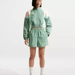 나이키 FV7558-006 스포츠웨어 클래식 우븐 미드라이즈 쇼츠 W - 스팀