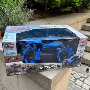 스톰스턴트카(색상랜덤)RC RC 알씨 무선조종 자동차 모형 스턴트 작동완구 양면주행 주행