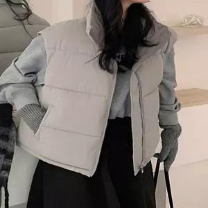[카라]KARRA (77까지)더블배색패딩베스트_A5W0213