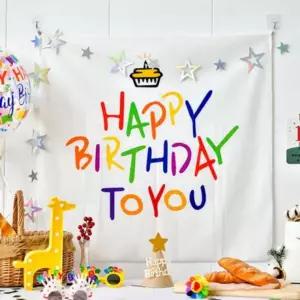 97 가림막 이벤트 현수막 패브릭 85 포스터 파티 생일 홈파티 돌잔치 백일 배경