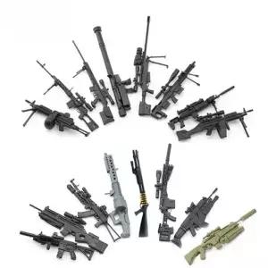 1/6 조립형 기 모델 기관 서브머신건 샷건 저격 SVD AK47 MP40 MG42 플라스틱 키트 8개/세트