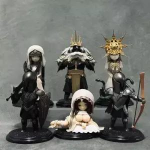 다크 소울 시리즈 2 블라인드 박스 액션 피규어 PVC 모델 인형 책상 장 컬렉션 서프라이즈 선물