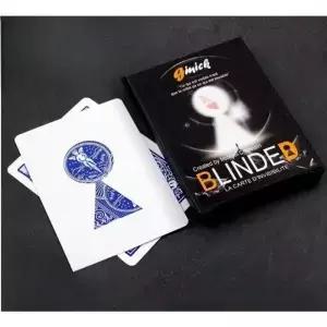 BLINDED Gims By ael Chatelain 포커 데크 마술 소품 환상 클로즈업 트릭 Fun Street Magia Magician Magie
