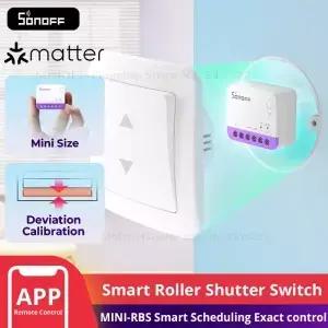 SONOFF NI-RBS Matter 롤러 블라인드 용 스마트 WIFI 커튼 스위치 모듈 정확한 백분율 제어 Alexa 홈과